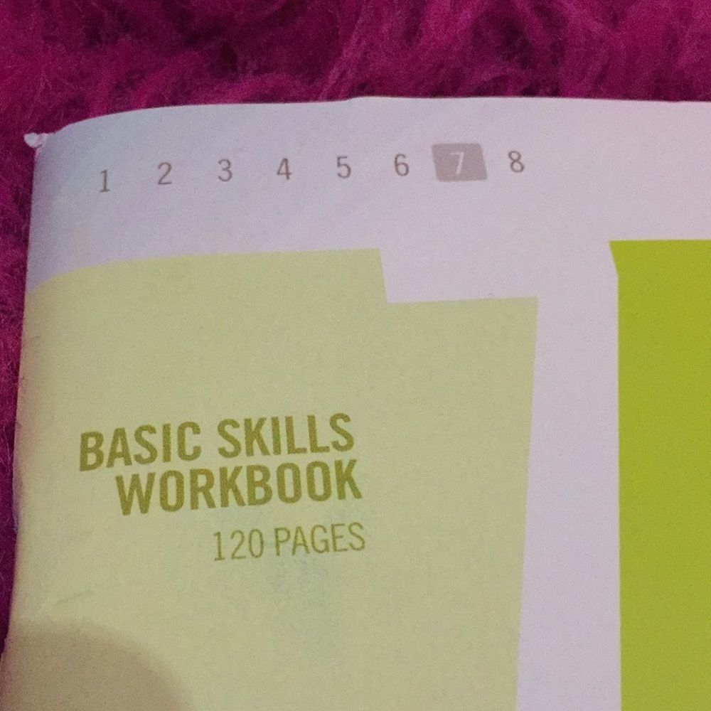Math 7 basic skills workbook .. 120 pages - Picture 2 of 3